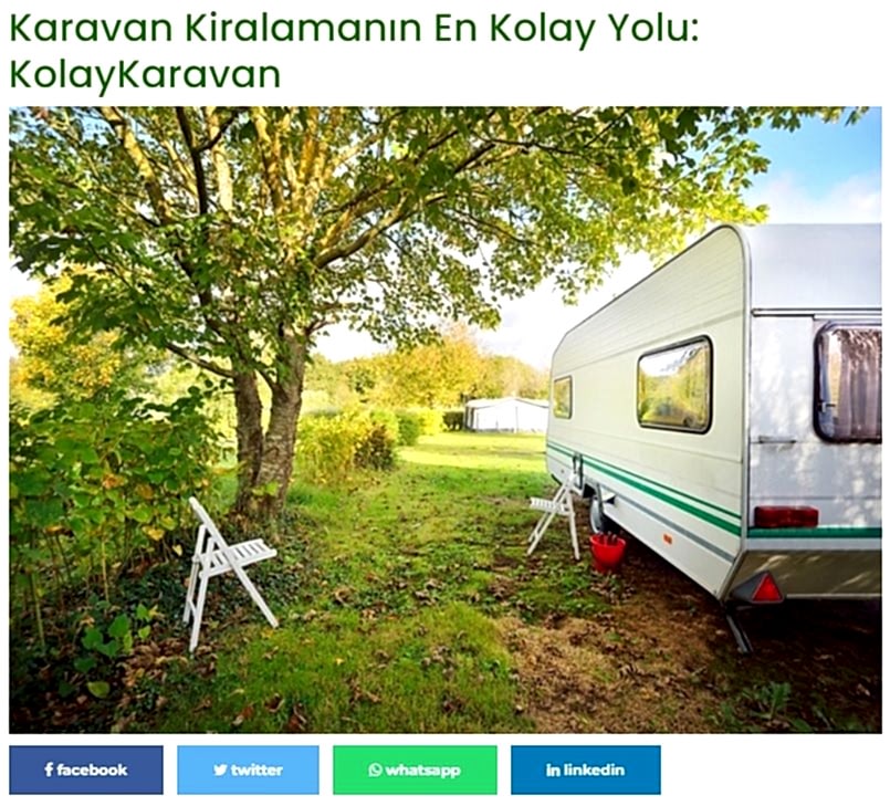 Kolaykaravan Camp&caravan Dergisine Konuk Oldu